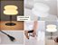Luminaria Abajur De Mesa Macaron De Vidro Branco Bauhaus Retrô Vintage Cogumelo Com Usb E Luz Led 3 Em 1 Dimerizável - Imagem 4
