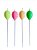 Velas Coloridas - Balões de aniversário (4 unidades) - Imagem 1