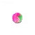 Pompom gigante - Pink e Verde (4 cm - 10 unidades) - Imagem 1