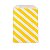 Saquinho de papel listras diagonais - Amarelo 13x18 cm (12 unidades) - Imagem 1