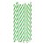 Canudo de papel listras - Verde Menta (20 unidades) - Imagem 1