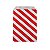 Saquinho de papel listras diagonais - Vermelho (13x18 cm - 12 unidades) - Imagem 1