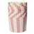 Formas de papel forneáveis para Cupcake - listras Rosa (20 unidades) - Imagem 2