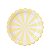 Prato de papel carrossel - Amarelo Candy (19 cm - 8 unidades) - Imagem 1