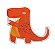 Guardanapo de papel recorte - Dinossauro (10 unidades) - Imagem 1