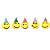 Vela de aniversário - Emoji Smiley (6 unidades) - Imagem 1
