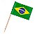 Pick dupla face - Bandeira Brasil (100 unidades) - Imagem 1
