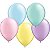 Balão látex Pastel Perolado 11" - 5 cores (5 unidades) - Imagem 2