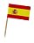 Pick dupla face - Bandeira Espanha (100 unidades) - Imagem 1