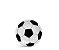 Prato Bola de futebol - 20,5 cm - Imagem 1