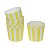 Formas de papel forneáveis para Cupcake - Amarelo (20 unidades) - Imagem 1