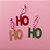 Kit enfeite de Natal HO HO HO - (3 unidades em acrílico) - Imagem 1