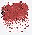 Mini Confete metalizado - Coração Vermelho (20G) - Imagem 1