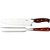 Conj Faca E Garfo Inox Cabo Madeira 8 Pl Steel Mor - Imagem 1
