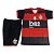 Kit Camisa/shorts Time Infantil Flamengo 10 Ginga - Imagem 1