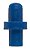 Miolo Valvula Silicone Azul Alongado Penalty - Imagem 1