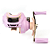Carretilha S22 Rosa Esquerda Albatroz - Imagem 2
