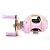 Carretilha S22 Rosa Esquerda Albatroz - Imagem 4