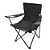 Cadeira Dobravel Camping G Porta Copo Preto 120kg - Imagem 1