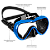 Mascara Mergulho E Snorkel Azul Lente Tranparente - Imagem 5