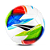 Bola Campo Bravo Xxvi Branco/vermelho/azul/verde - Imagem 2