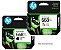Combo Cartucho de Tinta HP Advantage 668XL Preto 7FP39VL + Cartucho de Tinta HP Advantage 668XL Colorido 7FP38VL - Imagem 1