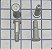 PINO HI-LOCK - HL122-6-6 - Imagem 1