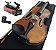 Kit Violino 4/4 Barth Violin Profissional VW118Y - Madeira Maciça Feito a Mão c/ Case Luxo Retangular + Arco redondo em Ébano + Espaleira + Afinador - Imagem 1