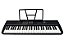 Teclado Musical Infantil Meike 54 Teclas MK-302 - Visor LED + Fonte Bivolt + Suporte Partitura - Imagem 5