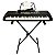 Teclado Musical Hk2106 - Arranjador 61 Teclas + Suporte Pedestal + Fonte Bivolt  + Suporte Partitura + Microfone - Imagem 1