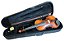 Kit Violino Barth Violin Old (envelhecido) 4/4 com Estojo  BK, Arco,Breu + Espaleira Shoulder Rest + Afinador Aroma mod. AT-01A - Imagem 5