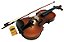 Kit Violino Barth Violin Old (envelhecido) 4/4 com Estojo  BK, Arco,Breu + Espaleira Shoulder Rest - Imagem 4