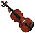 Violino p/ Canhoto Barth Violin  4/4 Natural Bright  - com Estojo + Arco + Breu - Imagem 5