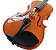 Violino p/ Canhoto Barth Violin  4/4 Natural Bright  - com Estojo + Arco + Breu - Imagem 2