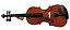 Violino p/ Canhoto Barth Violin  4/4 Natural Bright  - com Estojo + Arco + Breu - Imagem 9