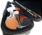 Kit Violino Canhoto Barth Violin 4/4 Old Envelhecido + Arco + Breu + Espaleira Shoulder Rest - Imagem 8