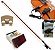 Kit Violino Com Captador Piezo + Arco Crina Animal + Breu Rosin Grande + Cavalete Maple - Imagem 1