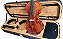 Violino Barth 4/4 - Profissional – Tampo Sólido Flameado com Estojo Super Luxo Retangular Térmico + Arco + Breu - modelo VFS335-WF - Imagem 5