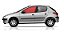 Vidro de Porta Dianteira Peugeot 206 - Imagem 2