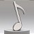 Colcheia Simples Nota Musical - Imagem 5