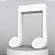 Colcheia Dupla Nota Musical - Imagem 3