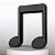 Colcheia Dupla Nota Musical - Imagem 1