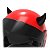 CHIFRES de DIABINHO decorativos para Capacete - Imagem 2