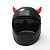 CHIFRES de DIABINHO decorativos para Capacete - Imagem 13