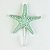 Cabideiro Estrela 20cm Verde - Imagem 1