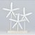 Enfeite Pedestal Trio de Estrelas Brancas XG-31 - Imagem 1