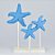 Enfeite Pedestal Trio De Estrelas Azuis Mod. B XG-32 - Imagem 1