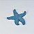 Enfeite Estrela Azul Médio XJ-99 B - Imagem 1