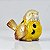 Pássaro Amarelo Furado em Cerâmica YX-15 D - Imagem 1