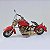 Enfeite Moto Chopper Grande Vermelha em Metal CM-36 - Imagem 1